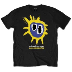プライマル・スクリーム【PRIMAL SCREAM】 Screamadelica Tシャツ バンドT ユニセックス [並行輸入品]　ブラック　Mサイズ