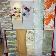 A012★袋帯 10点 まとめ売り｜着用可｜状態良好｜点検済｜着物・練習・リメイク用