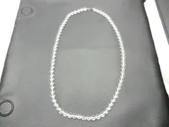 白水晶　ネックレス　18金金具　パワーストーン