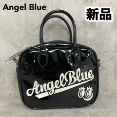 新品未使用 Angel Blue エンジェルブルー ボストンバッグ ハンドバッグ 2way ショルダーバッグ 黒 ブラック エナメル 平成レトロ Y2K ナルミヤ 復刻 希少 デッドストック 地雷系 量産型 プレゼント ★ ■■