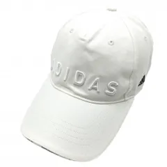 アディダス キャップ 白 立体ロゴ刺しゅう  OSFM   ゴルフウェア adidas