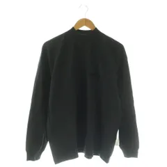 エフオージー エッセンシャルズ FOG ESSENTIALS 090233 リコンロゴプリントクルーネック Tシャツ カットソー 長袖 S ブラック /ES