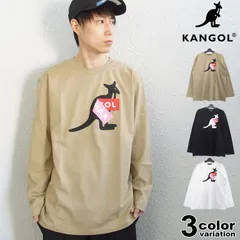 カンゴール ロンT メンズ ブランド KANGOL PEELED OFF BOX L/S TEE クルーネックロンT 長袖Tシャツ クルーネック ロングtシャツ カットソー 長袖 メンズファッション ペアルック 別注 モデル LCT0092