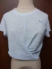 PUMA ショート丈Ｔシャツ ニトロブルー Ｍサイズ プーマ 512F12