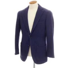 【中古】リングヂャケット RING JACKET ウール 3つボタン カジュアルジャケット ネイビー【サイズ46】【メンズ】