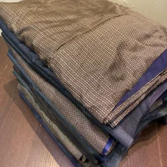 【まとめ売り】男物着物15枚 リメイク素材　素材バラバラ　ハンドメイド向け