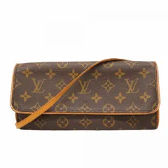 【6ae5362】ルイヴィトン ショルダーバッグ モノグラム ポシェットツインGM M51852 ブラウン【中古】レディース