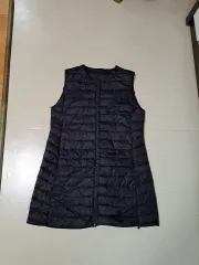 軽量ロングダウンベスト ㅡ送料無料