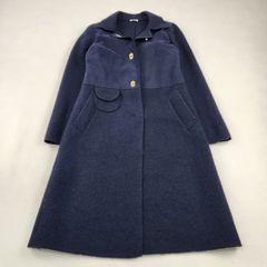 トリココムデギャルソン ロングコート 希少 08年製 丸襟 アンゴラ M