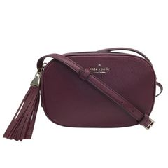レディース 【極美品】kate spade バーガンディ ショルダーバッグ 