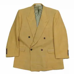 ジバンシィ GIVENCHY チェック テーラージャケット ブレザー ダブルブレスト 背抜き ノーベント ベージュ系/3YBA9 メンズ