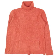 クロエ CHLOE タートルネック ハイネック ニット  セーター 長袖 プルオーバー トップス サイズ40 L オレンジ レディース YBA11