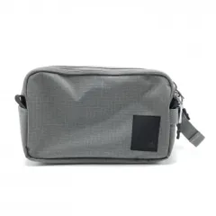 【超美品】アディダス ポーチ グレー ロゴワッペン カートバッグ ゴルフ adidas