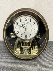 【稼働】CITIZEN シチズン 壁掛け時計 リズム時計 4MH735