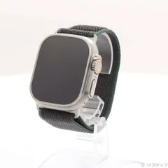 ソフマップ 〔中古品〕 Apple Watch Ultra 2 GPS + Cellular 49mm チタニウムケース ブルー／ブラックトレイルループ【269】