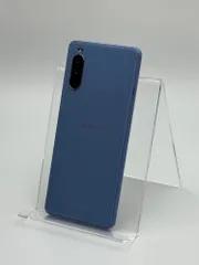 【中古B】Xperia 10 III SOG04 ブルー SIMフリー 白ロム