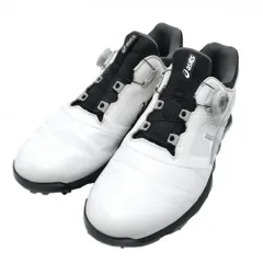 アシックス ゴルフシューズ 白×黒 TGN922 ゲルエースプロX ダイヤル式 メンズ 27.0 ゴルフウェア asics