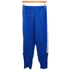 ナイキ NIKE ヴィンテージ 銀タグ 90s ナイロンパンツ ジャージ イージーパンツ L 青 ブルー 白 ホワイト IBO87