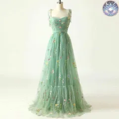 新品 未使用 レディース ウェディングドレス フォーマルドレス パーティードレス お花が散りばめられた大人可愛い ロングワンピース