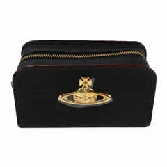 Vivienne Westwood ヴィヴィアン EXECUTIVE ラウンドファスナー マルチケース ポーチ ブラック 管理番号：10854