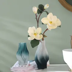 【2025新品?未使用】 花瓶 ユニーク 幾何学的 デザイン おしゃれ かわいい インテリア 北欧 大きめ 小さめ フラワーベース 花器 ガラス製 