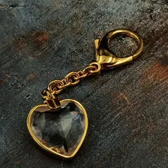 Swarovski 　スワロフスキー 　キーホルダー 　キーリング　アクセサリー ゴールド ハート　レディース　メンズ