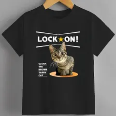 送料無料 ジュニア（キジトラねこ うずら 猫 キジトラ猫 鶉 かわいい CAT）熱転写3Dプリント面白いTシャツ パロディ 子供服 男の子 女の子 小学生 中学生 半袖 夏「背面印刷可､備考必須」