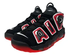 NIKE (ナイキ) AIR MORE UPTEMPO 96 エア モア アップテンポ モアテン スニーカー CJ6129-001 28cm US10 ブラック×レーザークリムゾン メンズ/028