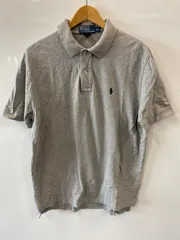 ピ417⚫︎Polo by Ralph Lauren⚫︎ポロ バイ ラルフローレン⚫︎半袖⚫︎ポロシャツ⚫︎sizeＬ/G⚫︎グレー