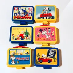 スヌーピー＆ウッドストック リーメント リトルランチボックスミュージアム / SNOOPY ＆ WOODSTOCK Re－MeNT Littele LUNCHIBOX Museum 6種セット