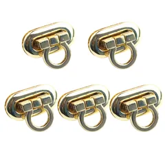 [ideamall] リング型 留め具 パーツ ハンドメイド 製作 ゴールド 5個セット 