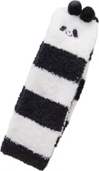 ReiLuana ロング ソックス ぽかぽか アニマル 保温 防寒 レディース 靴下 冷え性 対策 あったか ルーム 人気 かわいい お洒落 ニーハイ ハイソックス もこもこ ルームソックス (パンダさん,  Free Size)