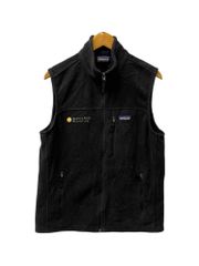00s Patagonia フリースベスト 黒 M 815 アウトドア 企業ロゴ - メルカリ