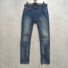 GU ジーユー デニムパンツ スキニーパンツ ジーンズ ストレッチ ブルー サイズ32 ◎、〇◇