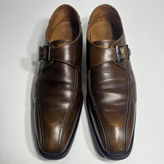 クリスチャンオラーニ】マッケイ製法/モンクストラップ/25.5cm/幅広3E 