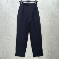 極美品 MADISONBLUE リネンワイドパンツ 黒 麻100% S 初期 - メルカリ