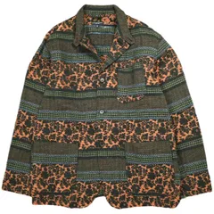 Engineered Garments エンジニアードガーメンツ アメリカ製 Loiter Jacket - Ethnic Floral Jacquard ロイタージャケット エスニックフローラルジャガード S Black/Rust アウター g25172