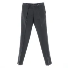 【新品】インコテックス INCOTEX 31型 ウール ワンプリーツ ドレススラックスパンツ ダークグレー（05）【サイズ48】【メンズ】