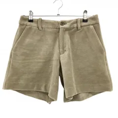 【美品】ビームスゴルフ ショートパンツ ベージュ コーデュロイ風 ストレッチ レディース L ゴルフウェア BEAMS GOLF