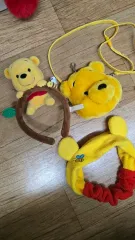 ディズニー プーさん カチューシャ/バッグ/ヘアバンド ぬいぐるみ セット