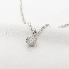 プラチナ　ダイヤモンドペンダントネックレス