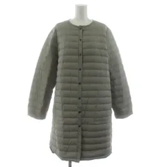 トラディショナルウェザーウェア Traditional Weatherwear 21AW ARKLEY LONG DOWN PA ダウンコート ノーカラー ロング 34 グレー A212CIDCO0169OJ /KU