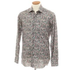 美品 ETRO 花柄 フラワー 総柄 長袖シャツ 39 イタリア製 - メルカリ