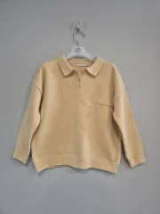 MORE カラーネック ニット XLサイズ