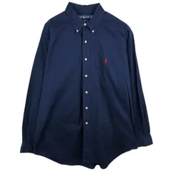 古着 ラルフローレン Ralph Lauren BLAKE 長袖 ボタンダウンシャツ メンズXL相当/eaa608025