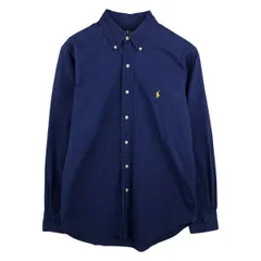 古着 ラルフローレン Ralph Lauren CLASSIC FIT 長袖 ボタンダウンシャツ メンズM相当/eaa608030