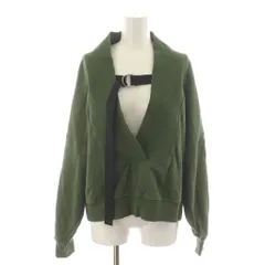 ディーゼル DIESEL スウェット カットソー S 緑 グリーン 長袖 Vネック /RR