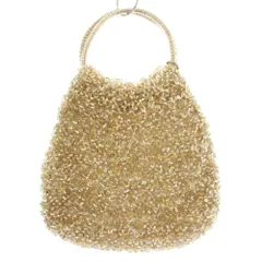 アンテプリマ ANTEPRIMA ワイヤーバッグ ハンドバッグ ゴールド /TK