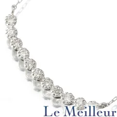 【未使用品】 ダイヤモンド プラチナ Pt900 アーチデザイン ネックレス 42.0cm レディース 返品OK