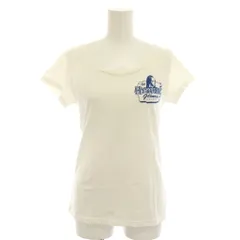 ヒステリックグラマー HYSTERIC GLAMOUR Tシャツ カットソー ラウンドネック 半袖 ロゴ ヒスガール プリント FREE 白 ホワイト 紺 ネイビー 0143CT02 /YT